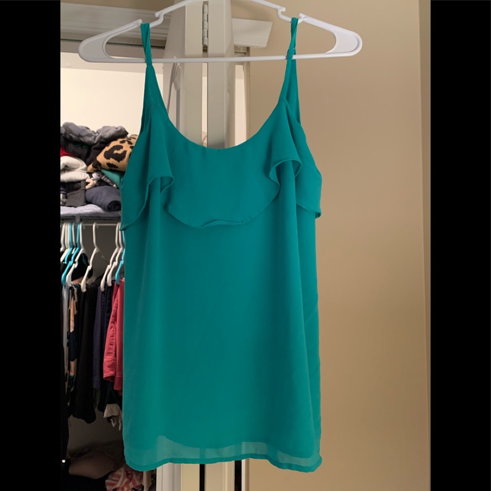 Green tank top